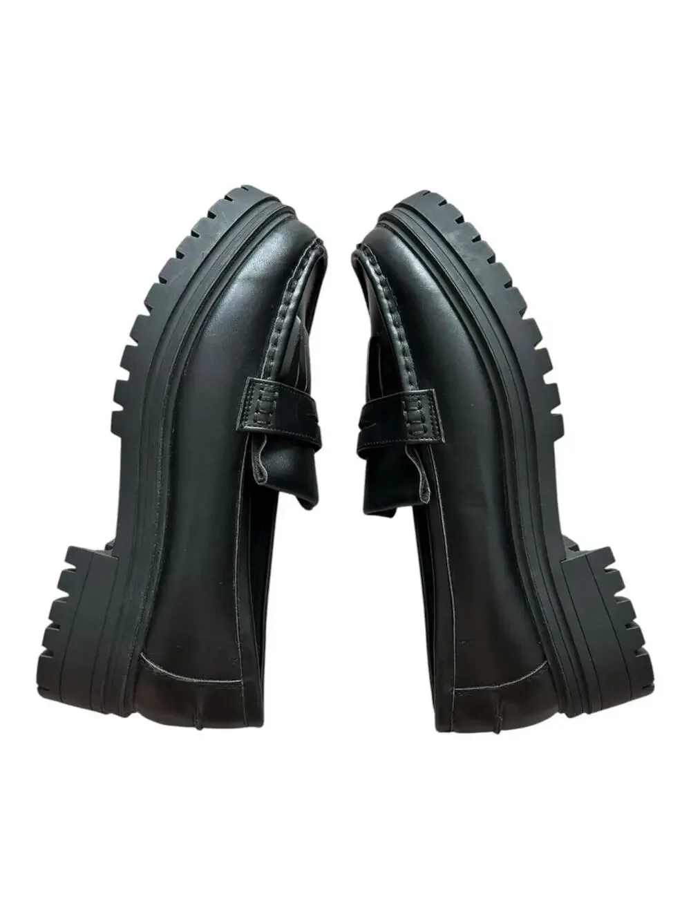 ASOS Design Black Chunky Heel Loafer